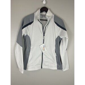 North End‎ 78201 Ladies' Strike Colorblock Fleece Jacket Size M